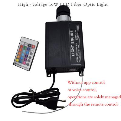 High-voltage fiber optic light